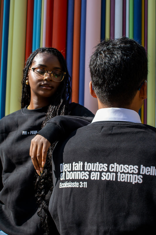 Le Sweatshirt "Foi > Peur"