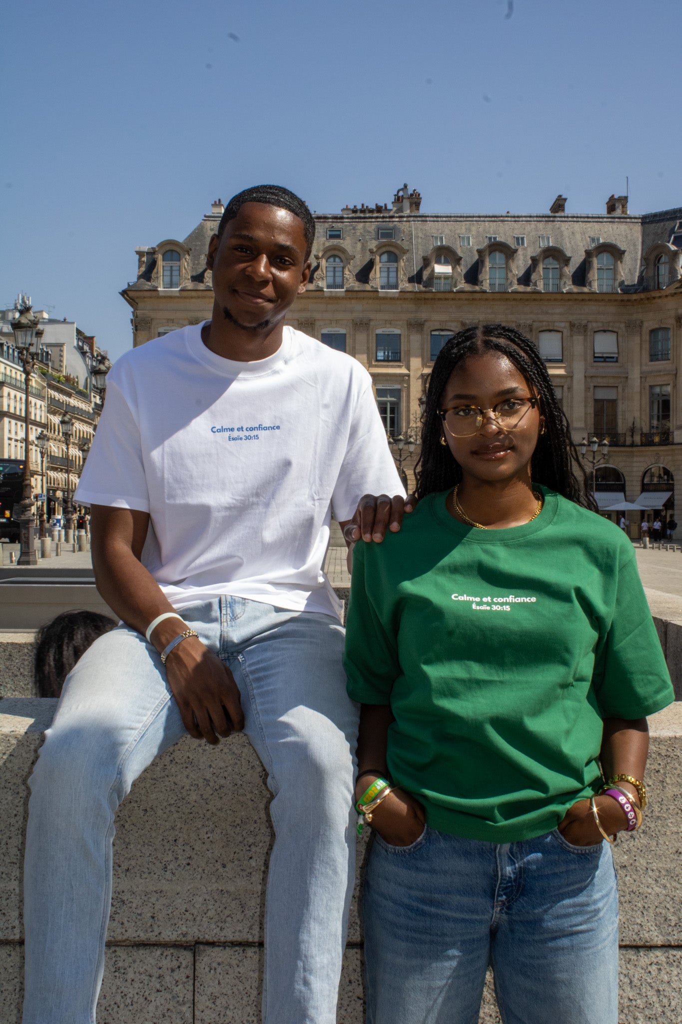 Le T-shirt "calme et confiance"