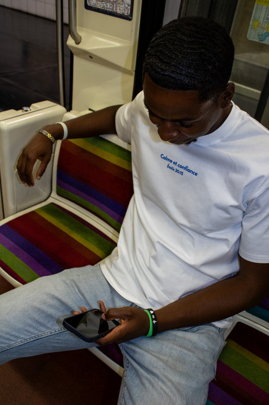Le T-shirt "calme et confiance"