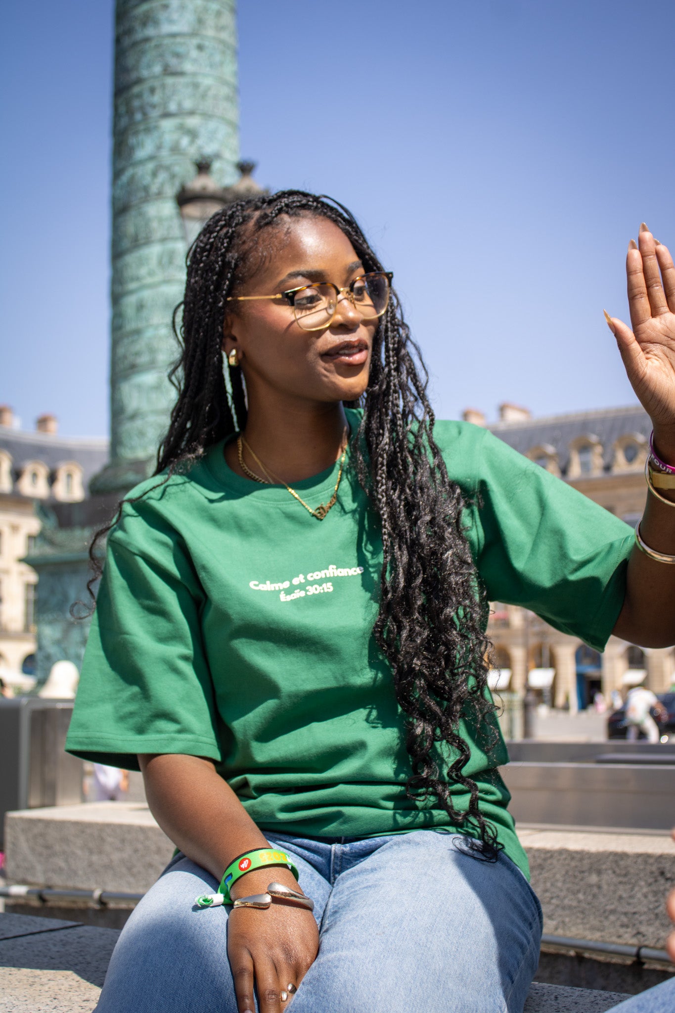 Le T-shirt "calme et confiance"