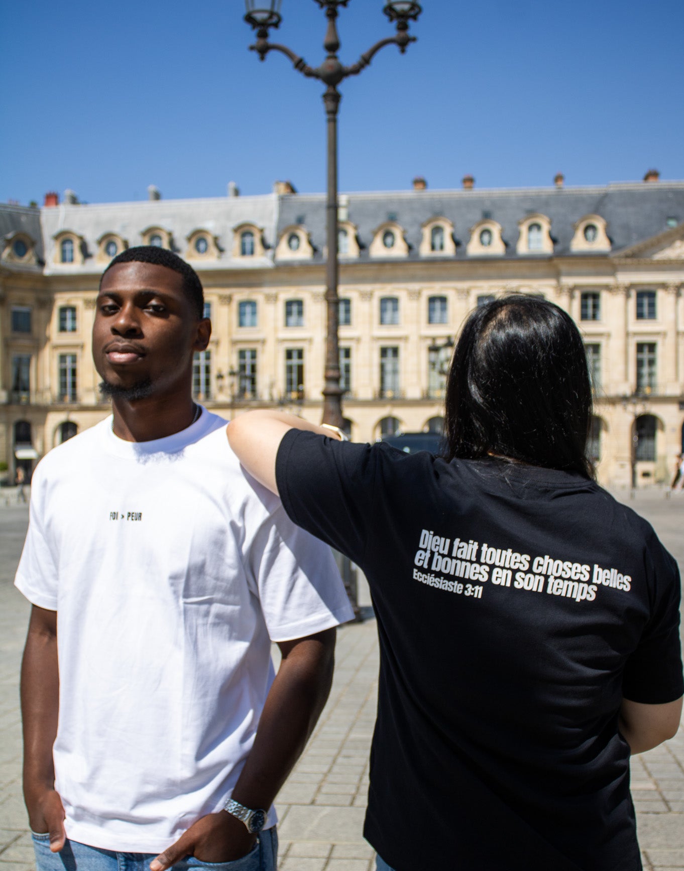 le T-shirt "Foi > Peur"