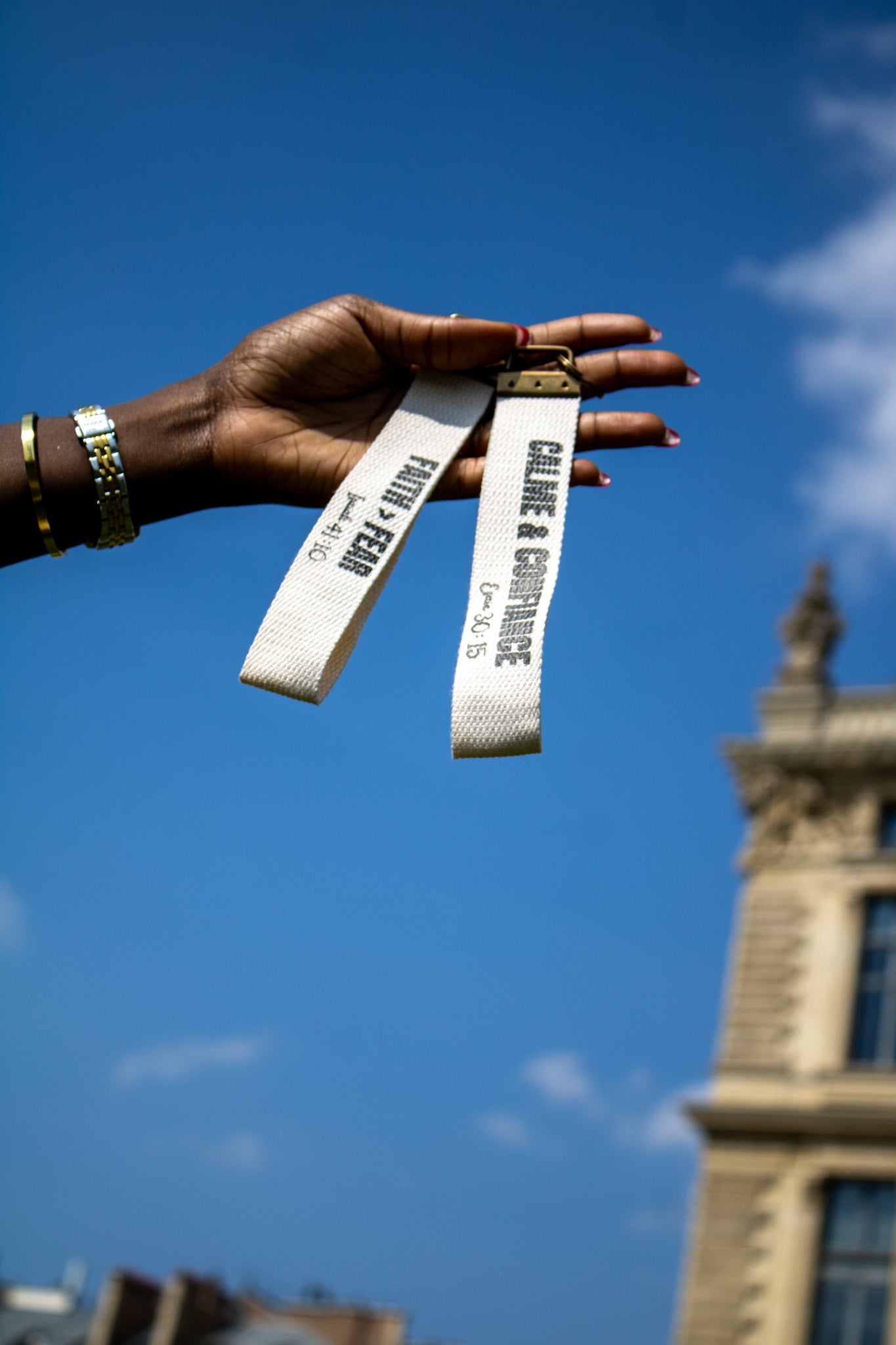 le porte-clé "Faith > Fear"